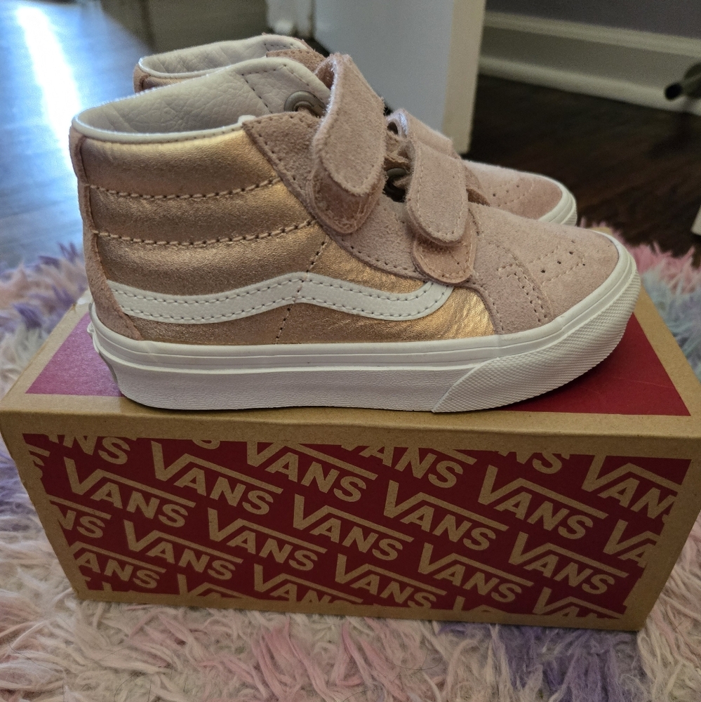 Vans Kids Sk8 Rose Gold Sneakers